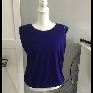 Vince Camuto pull-over, studded Shoulders blouse. Size